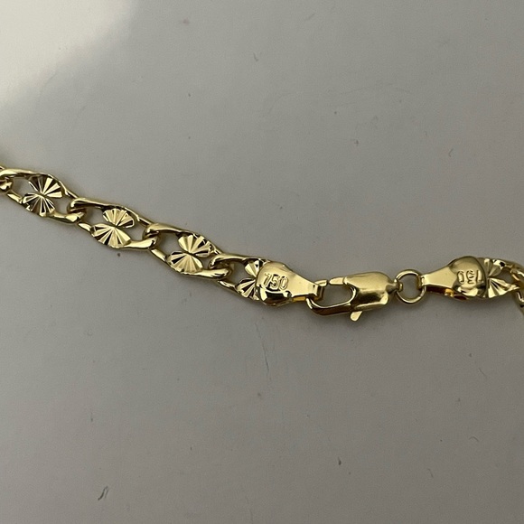 18K GOLD LEAF LINK CHAIN‼️ - Picture 6 of 13